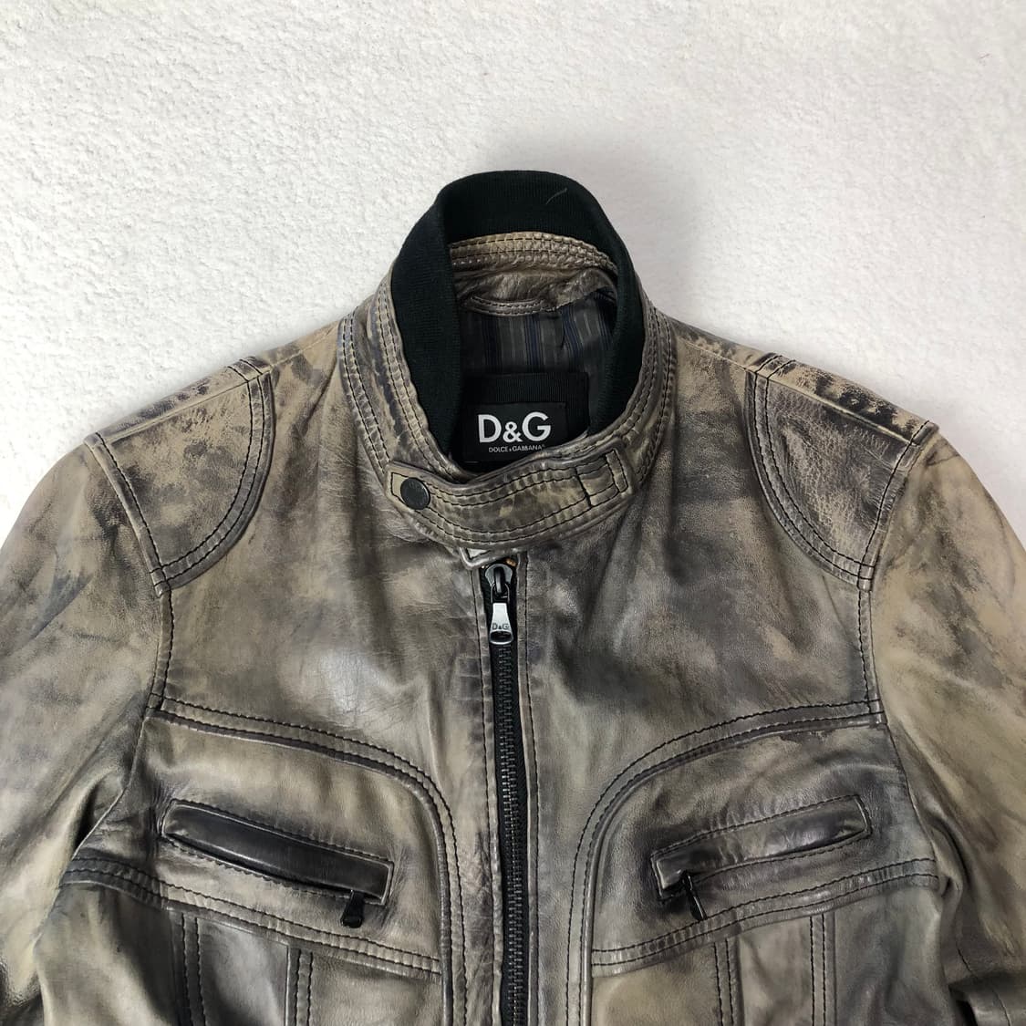 돌체앤가바나 아카이브 램스킨 레더자켓  상품이미지4