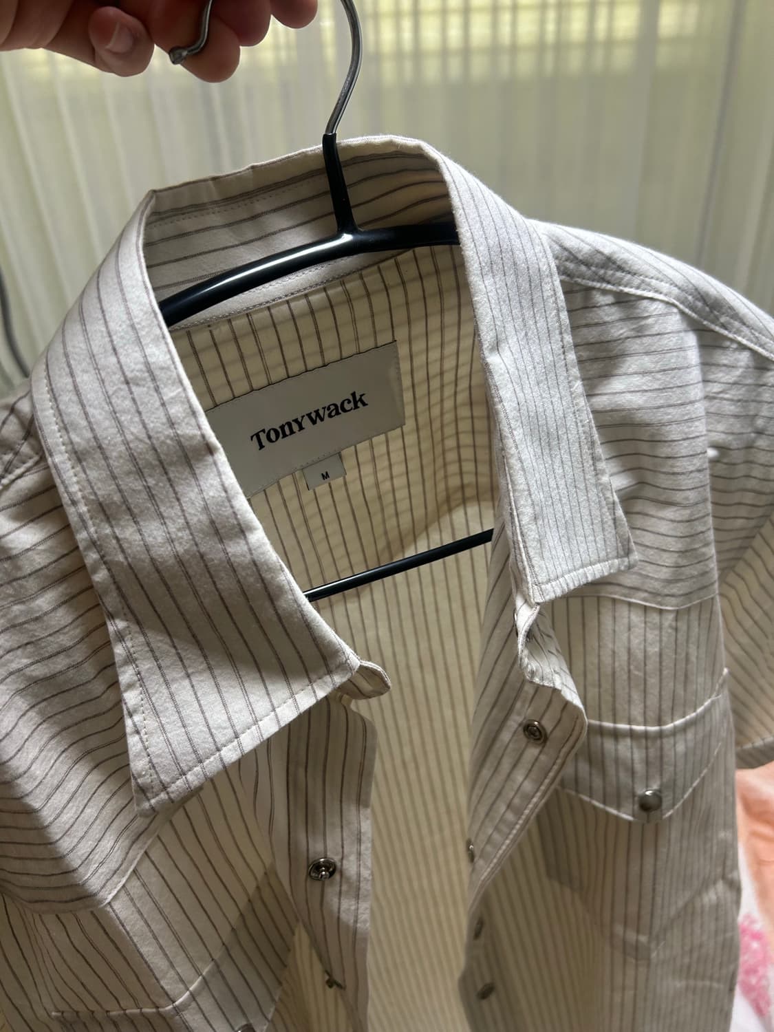 토니웩 로우컷 웨스턴 스트라이트 셔츠 m 상품이미지2