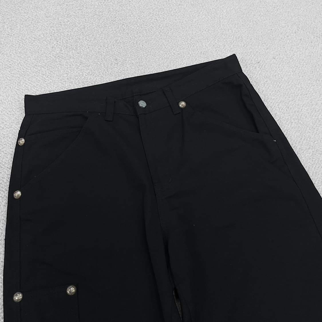 떠그클럽 Thug club 떠그 코튼 팬츠 블랙 상품이미지3