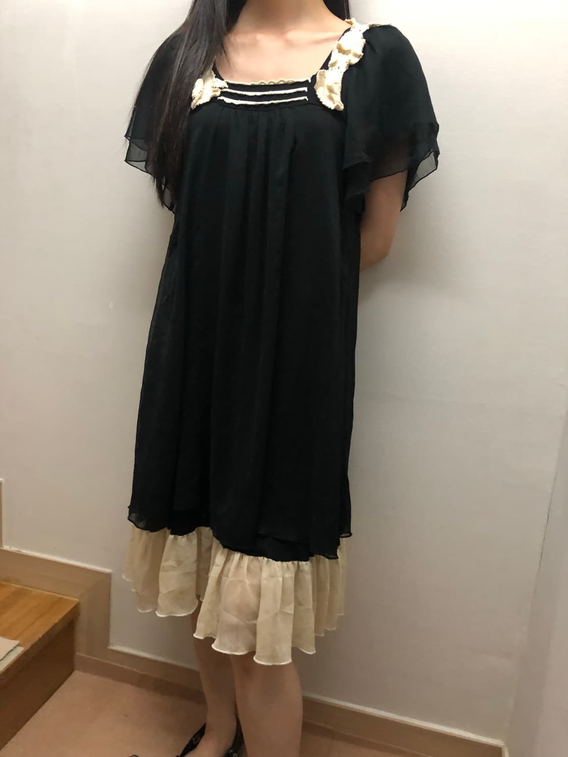 빈티지 블랙 크로쉐 원피스 상품이미지6