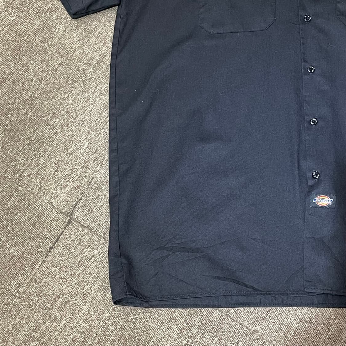(XL) Dickies 디키즈 반팔 워크 셔츠 블랙 상품이미지5