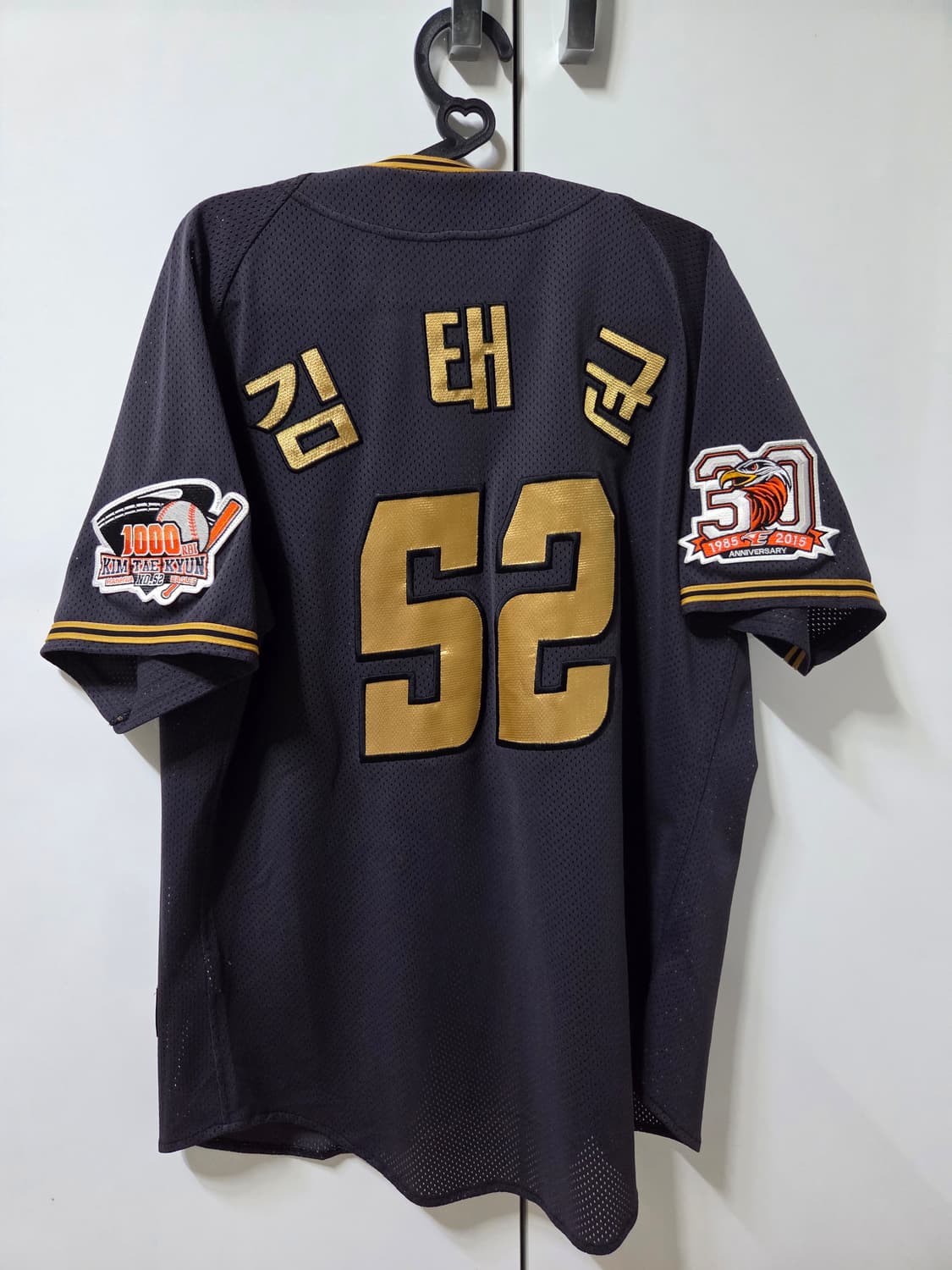 2015 한화이글스 김태균(52) 1000타점 기념 유니폼 100사이즈 상품이미지2