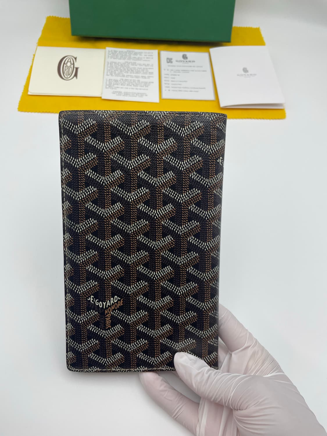 고야드 생로슈 장지갑 블랙탄 상품이미지4