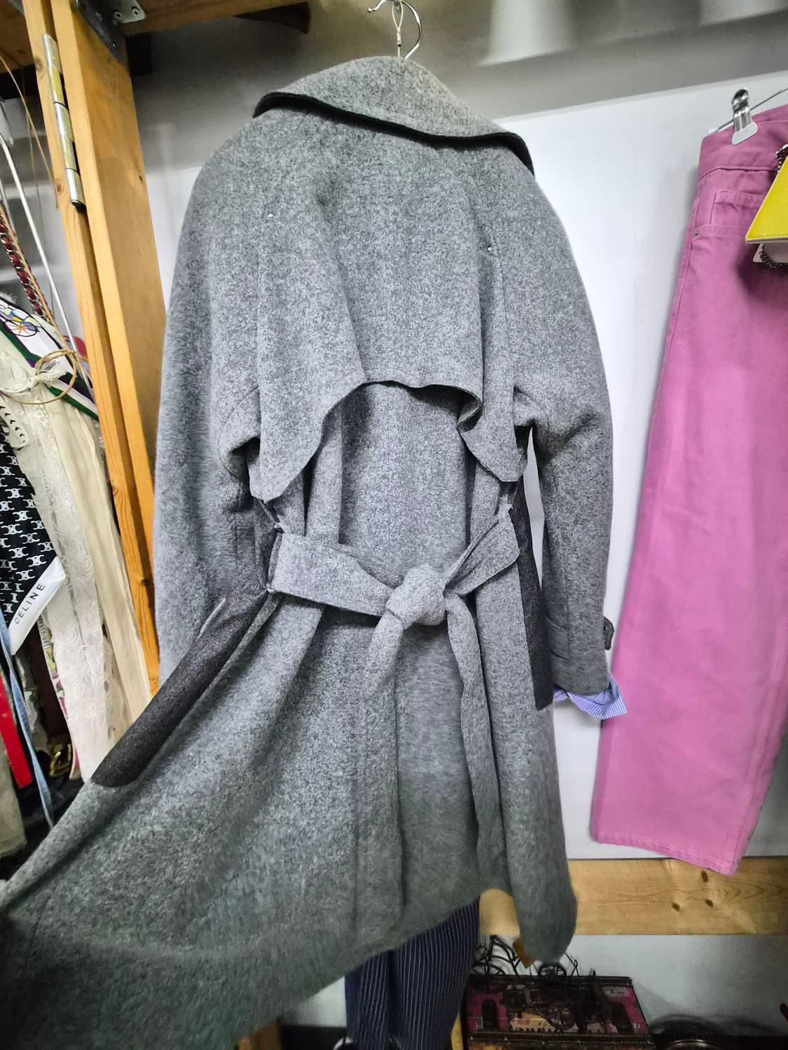 보브 트렌치 울 트렌치 코트 상품이미지3