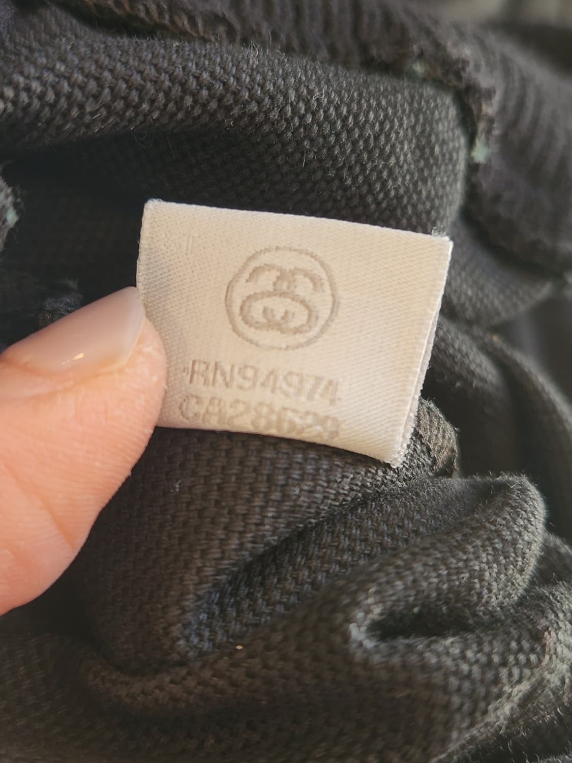 스투시 블랙 후드 집업 상품이미지9