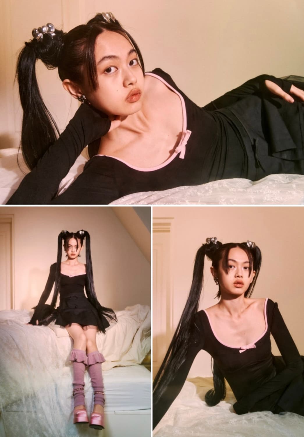 페르트 Ribbon T shirt 리본 티셔츠 상품이미지4