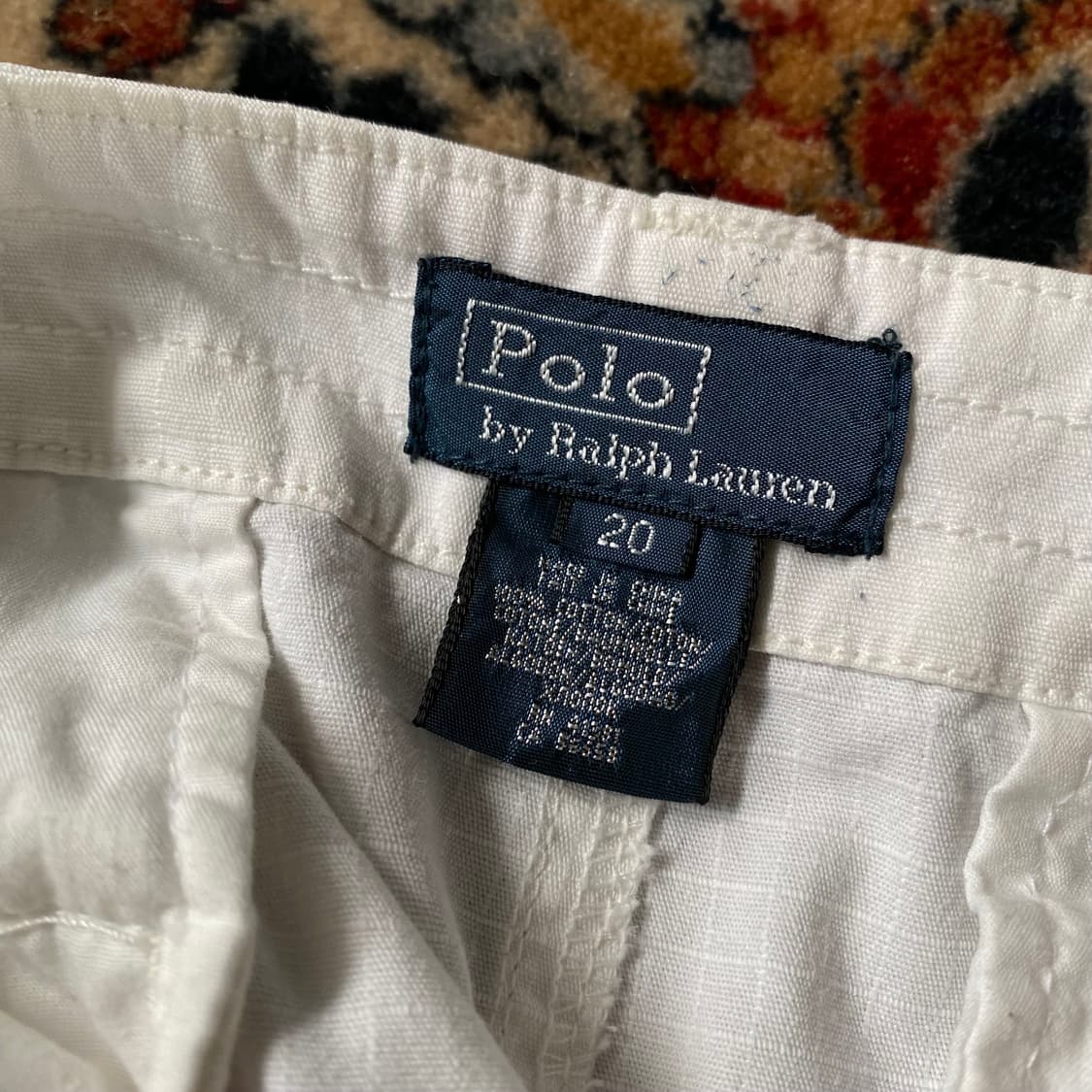 🌊Polo rip-stop white cargo pants 상품이미지8