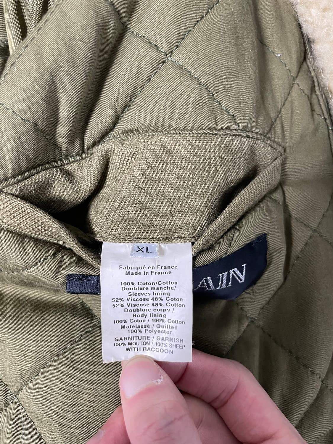 발망 11aw 라쿤퍼 야상 상품이미지9