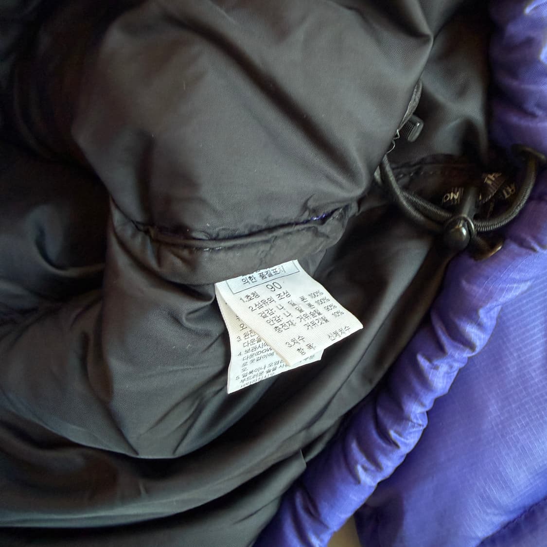노스페이스 퍼플 눕시 패딩 상품이미지7