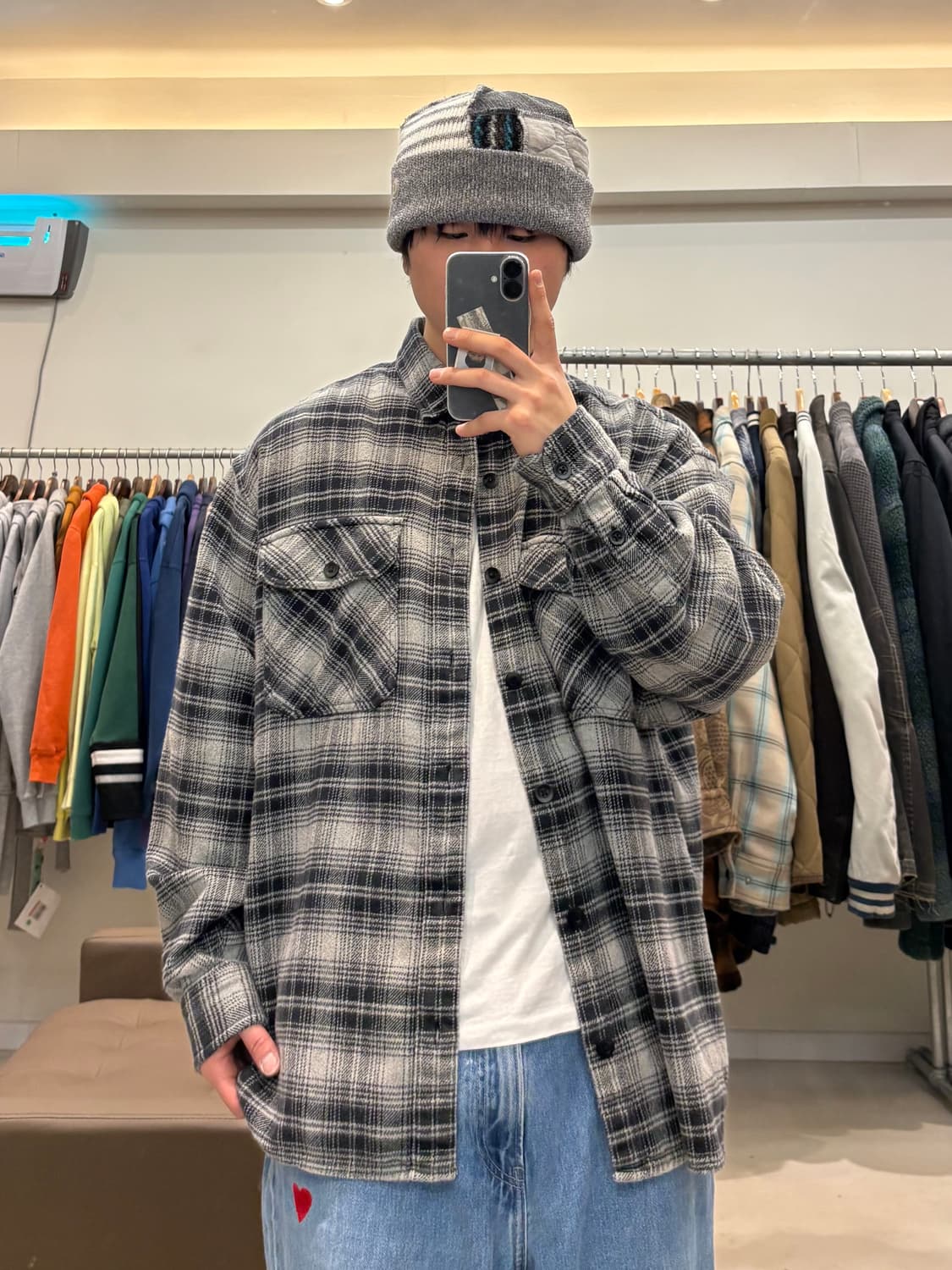 칼하트 wip 크렌즈 체크셔츠 상품이미지5