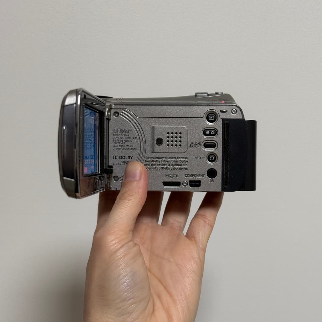 풀구성 JVC캠코더 JVC HM570 브이로그캠코더 빈티지 디카 소니 상품이미지8