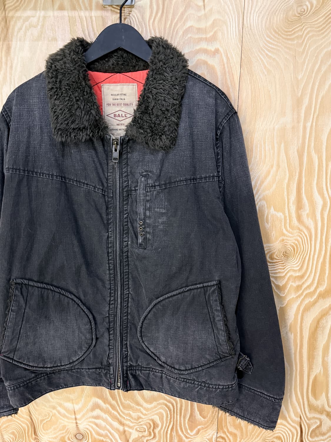 볼 퍼카라 워시드 자켓 상품이미지3