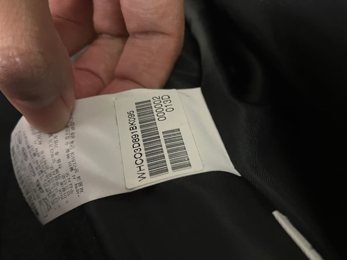 헤지스 발마칸 블랙 상품이미지5