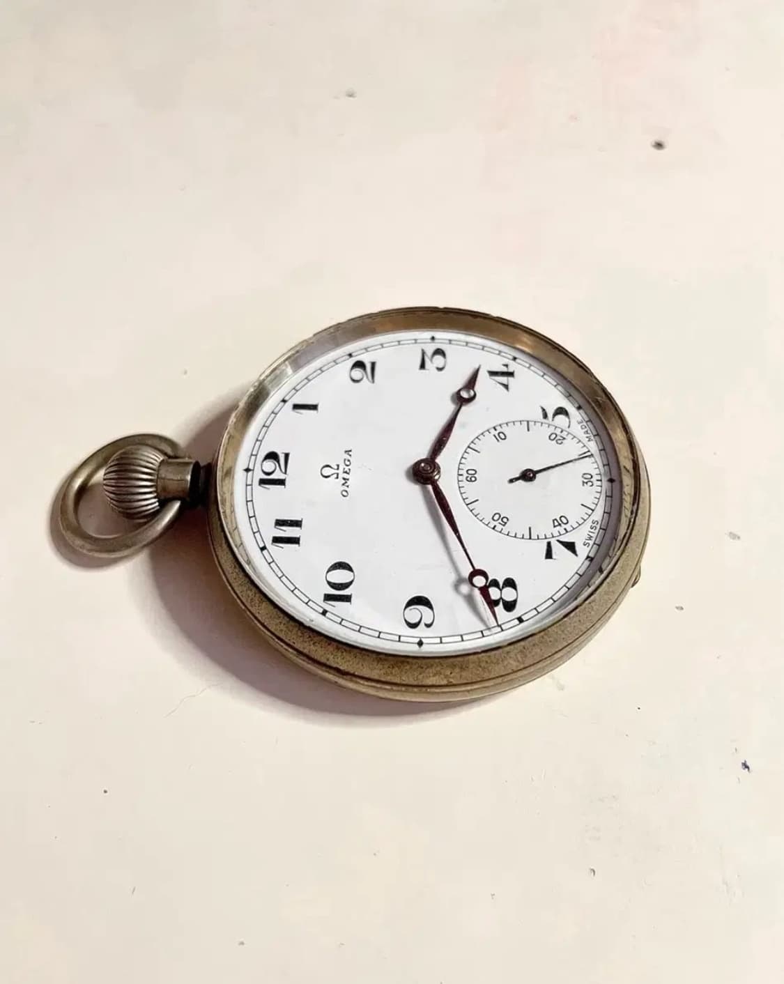 1940년대 빈티지 오메가 더스트 커버 회중시계 스위스 앤틱 OMEGA 상품이미지5