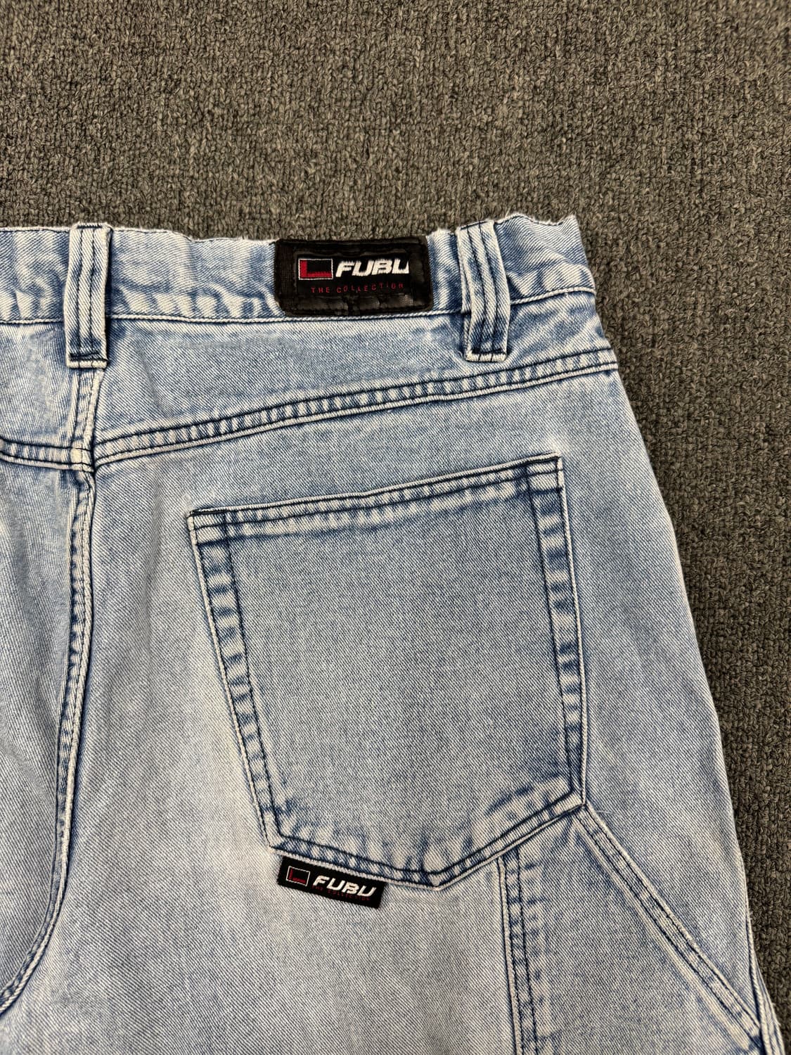 36)FUBU 빈티지 연청 카펜터 포켓 힙합 데님팬츠 상품이미지10
