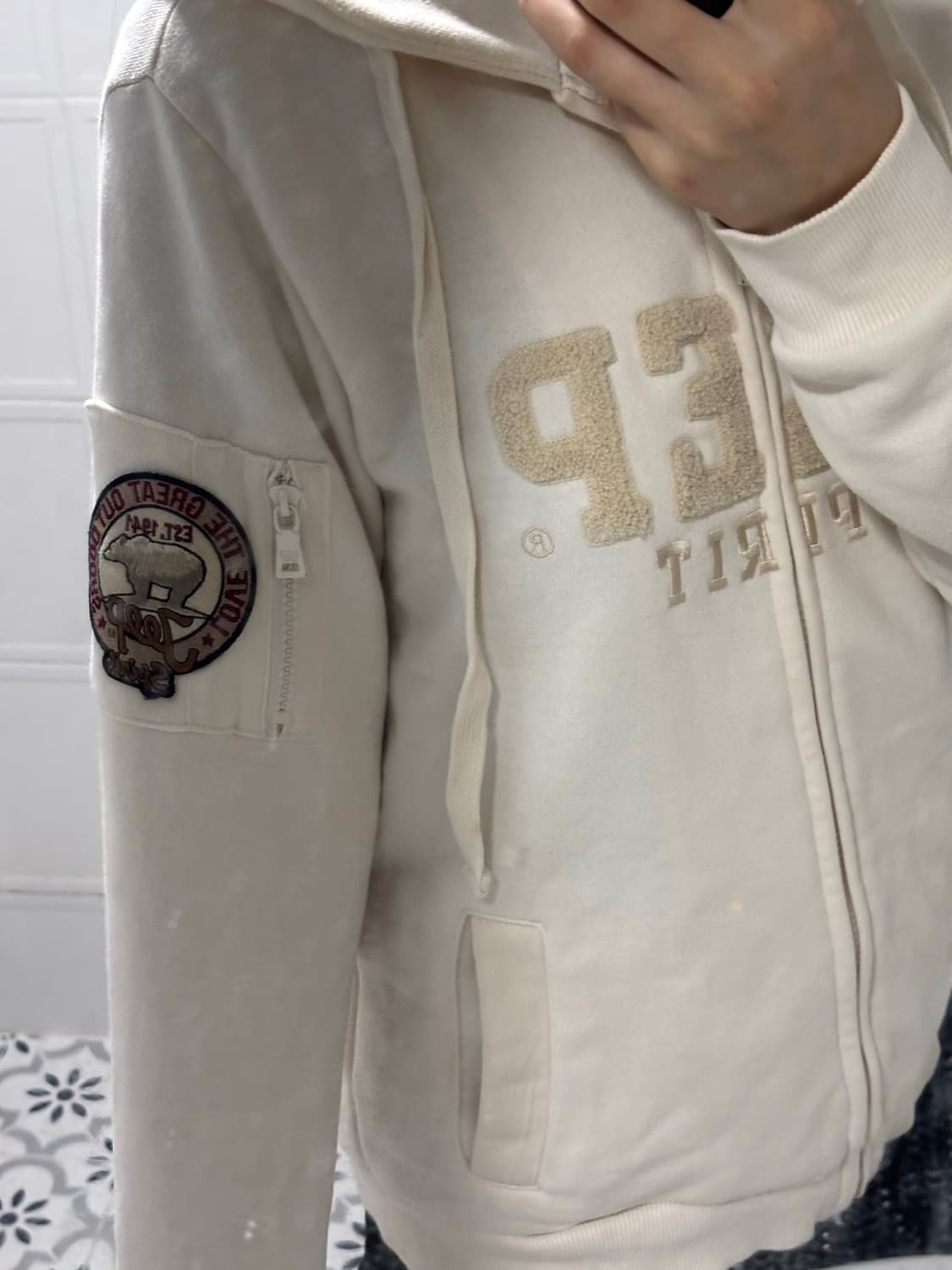 지프 폴라베어 후드집업m 상품이미지7