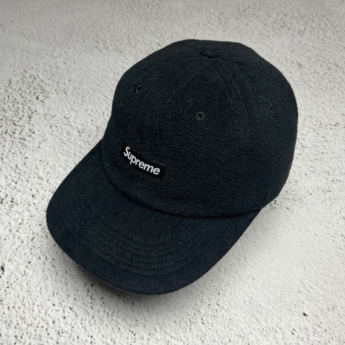 Supreme Polartec Small Box 6-Panel Black 상품이미지1