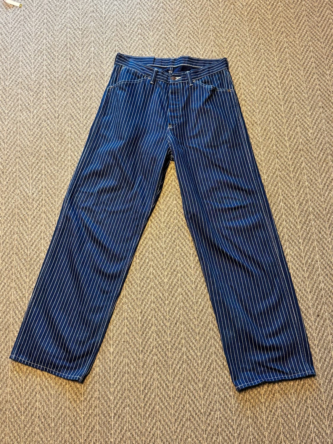 풀카운트 (FULLCOUNT) 인디고 와바시 스트라이프 팬츠 상품이미지3