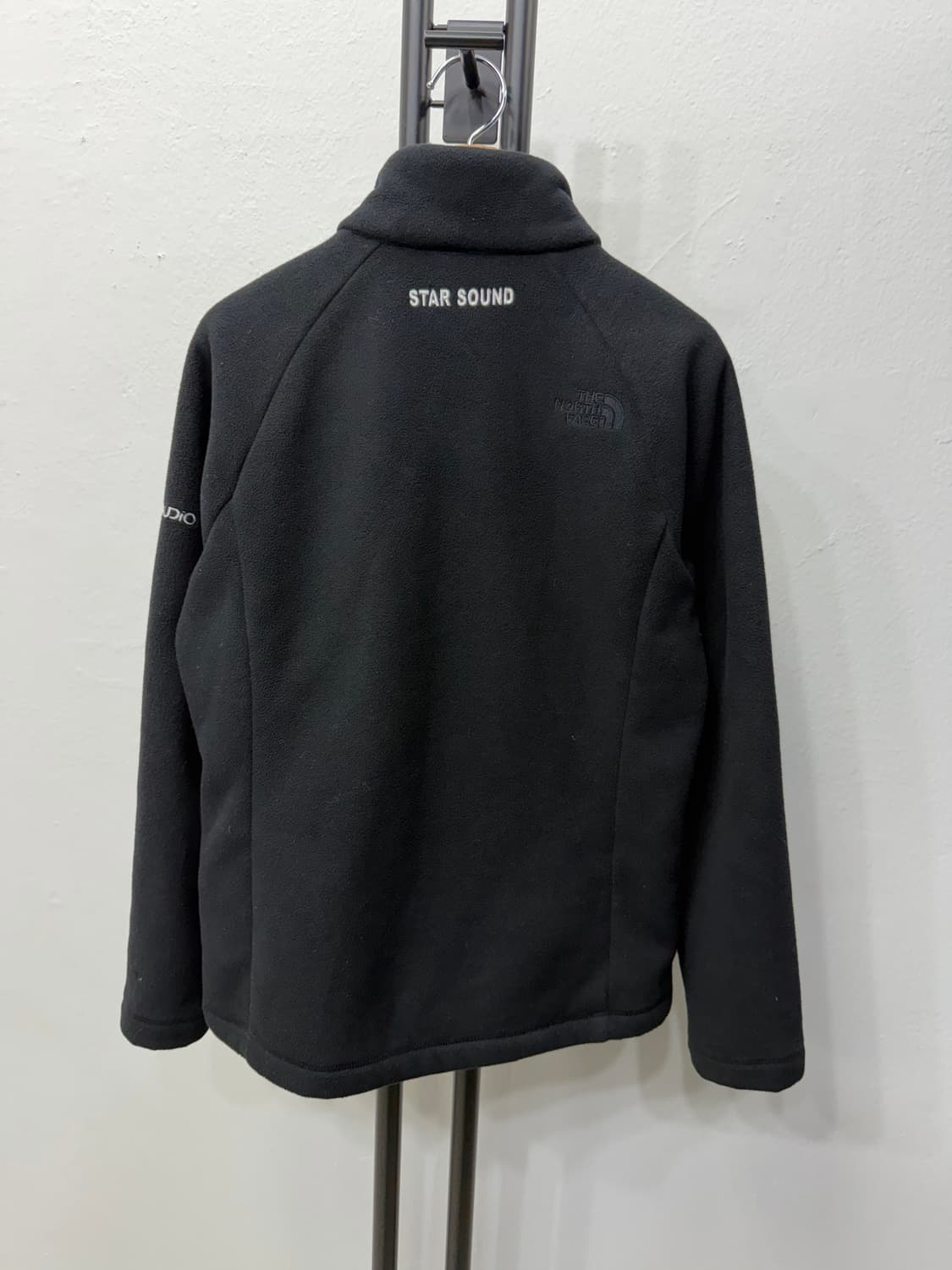 정품) 노스페이스 여성 블랙 플리스 집업 S 상품이미지5