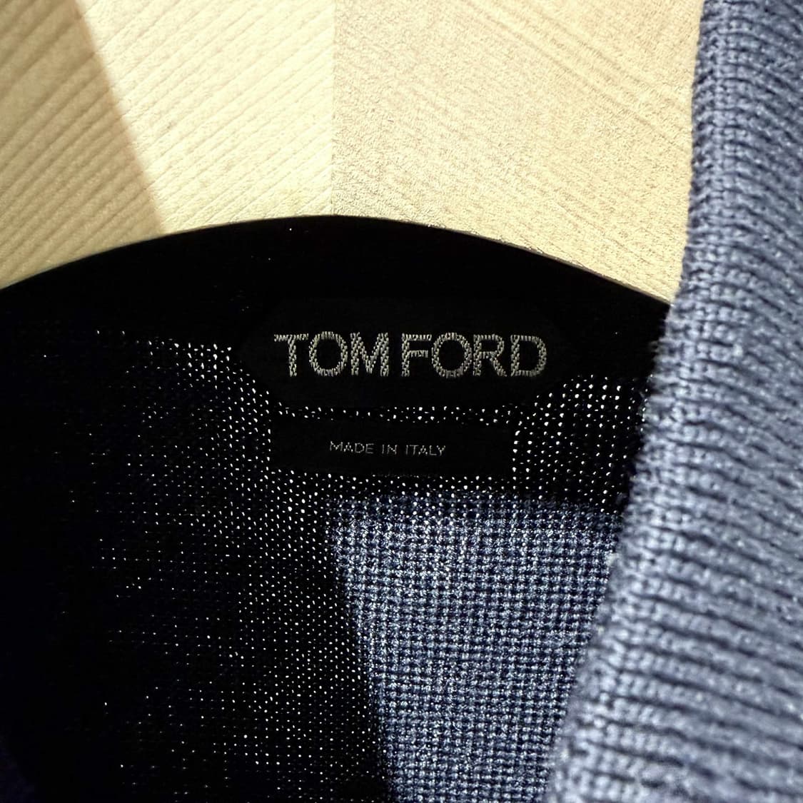 52 / 톰포드 레더 프론트 니트 자켓 상품이미지2