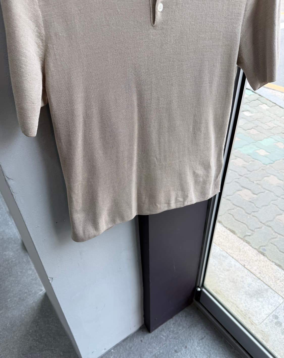 100/ 솔리드옴므 20SS 실크 니트 반팔 상품이미지5