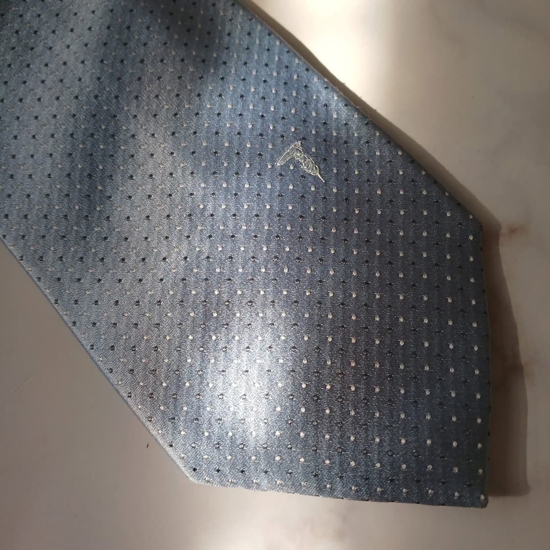 트루사르디 실크 스카이블루 도트 넥타이 8.7cm A+등급 A18951
 상품이미지7