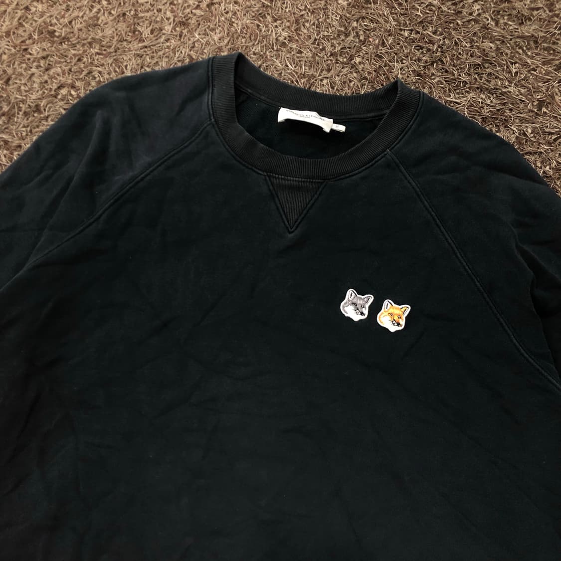 메종키츠네 더블 폭스 패치 맨투맨 스웻셔츠 상품이미지2