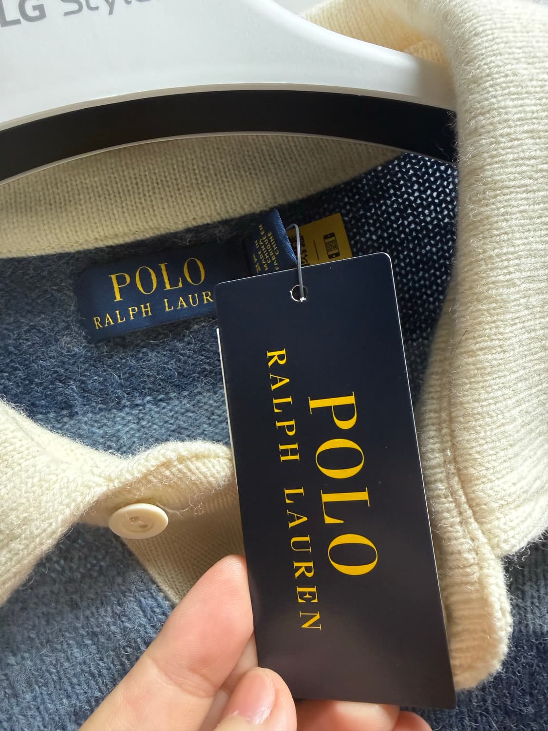 폴로 랄프로렌 럭비니트 XL 새상품 상품이미지5