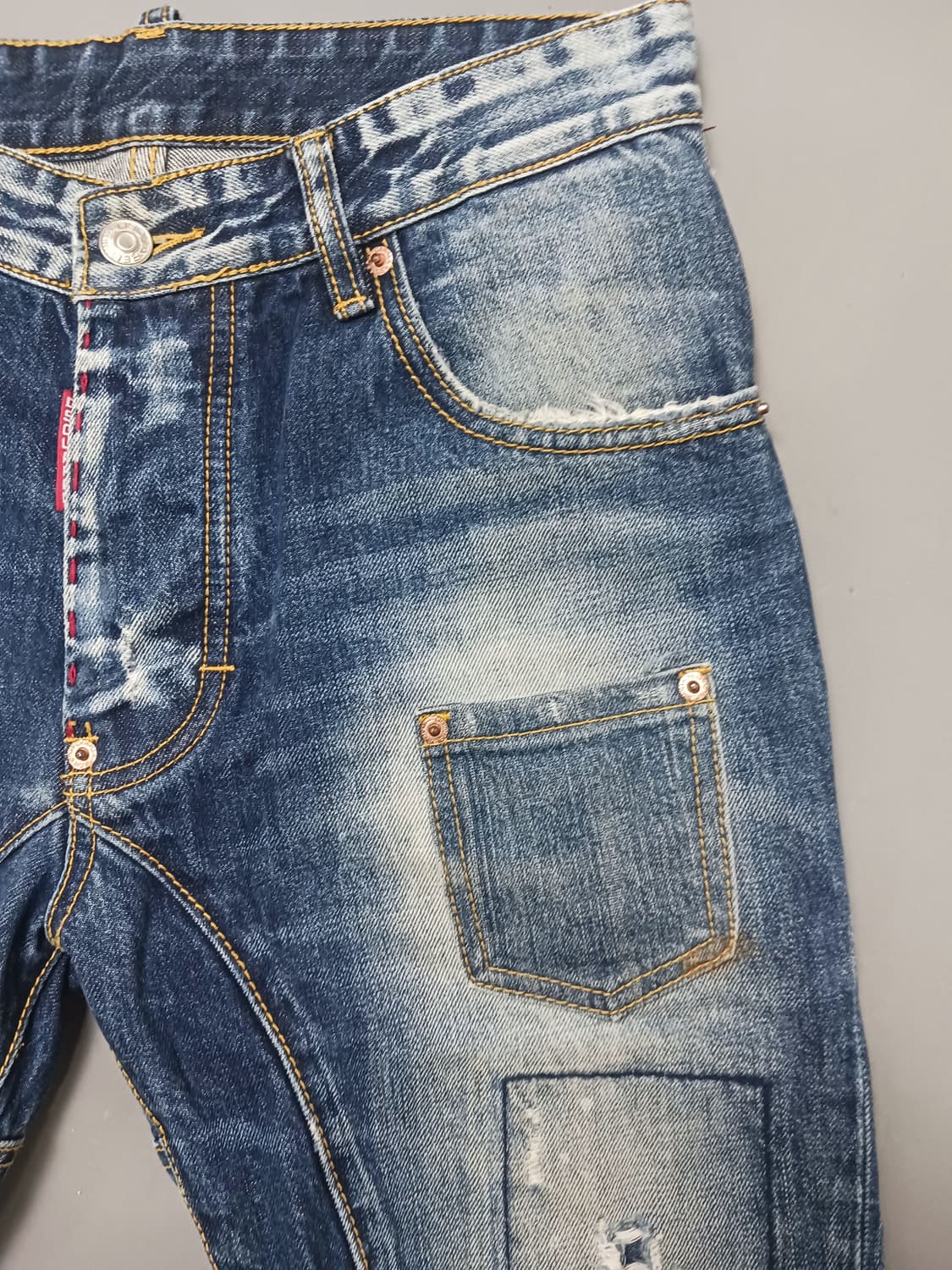 [30] 디스퀘어드2 미니포켓 바이커진 청바지 상품이미지4