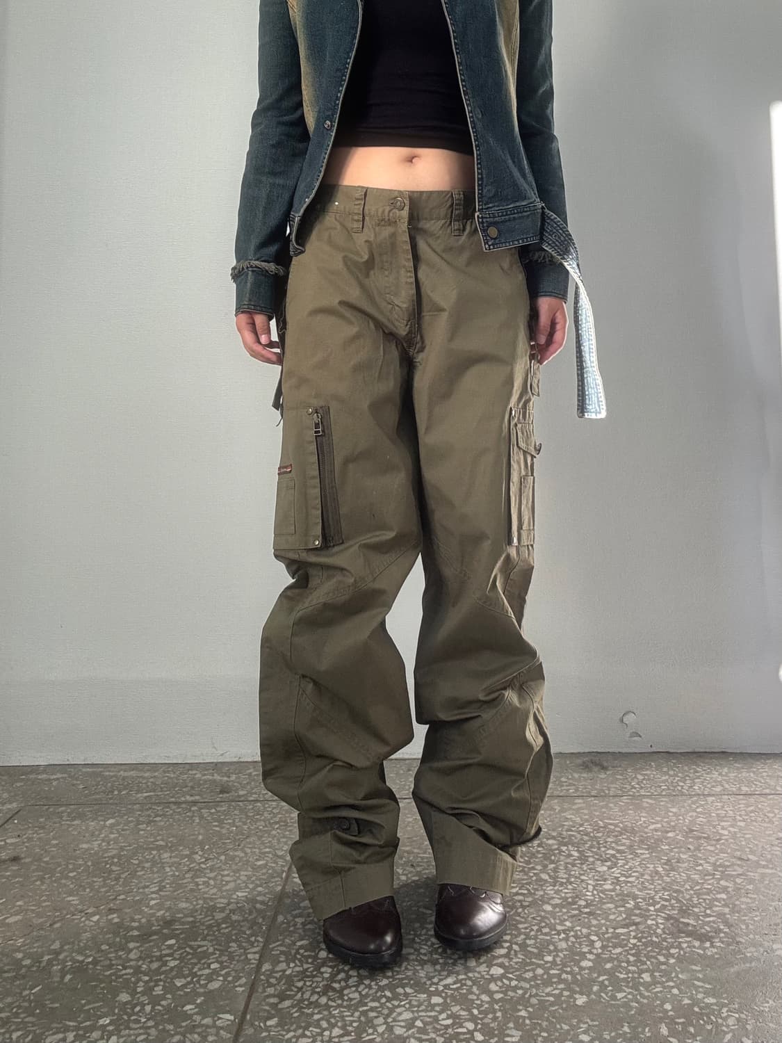 카키 카고 팬츠 상품이미지3