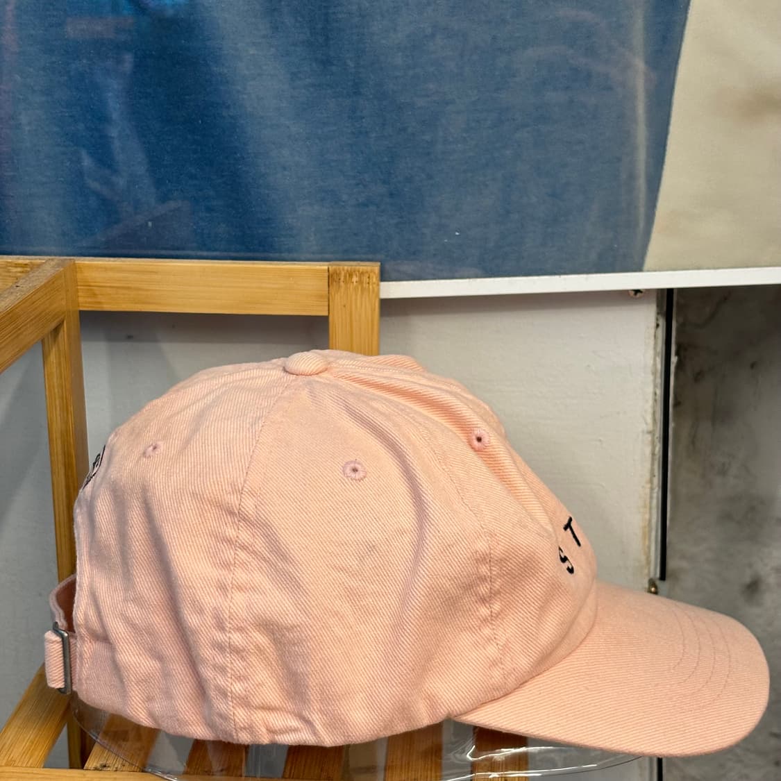 스투시 스펠아웃 라이트 핑크 볼캡 OS 상품이미지4