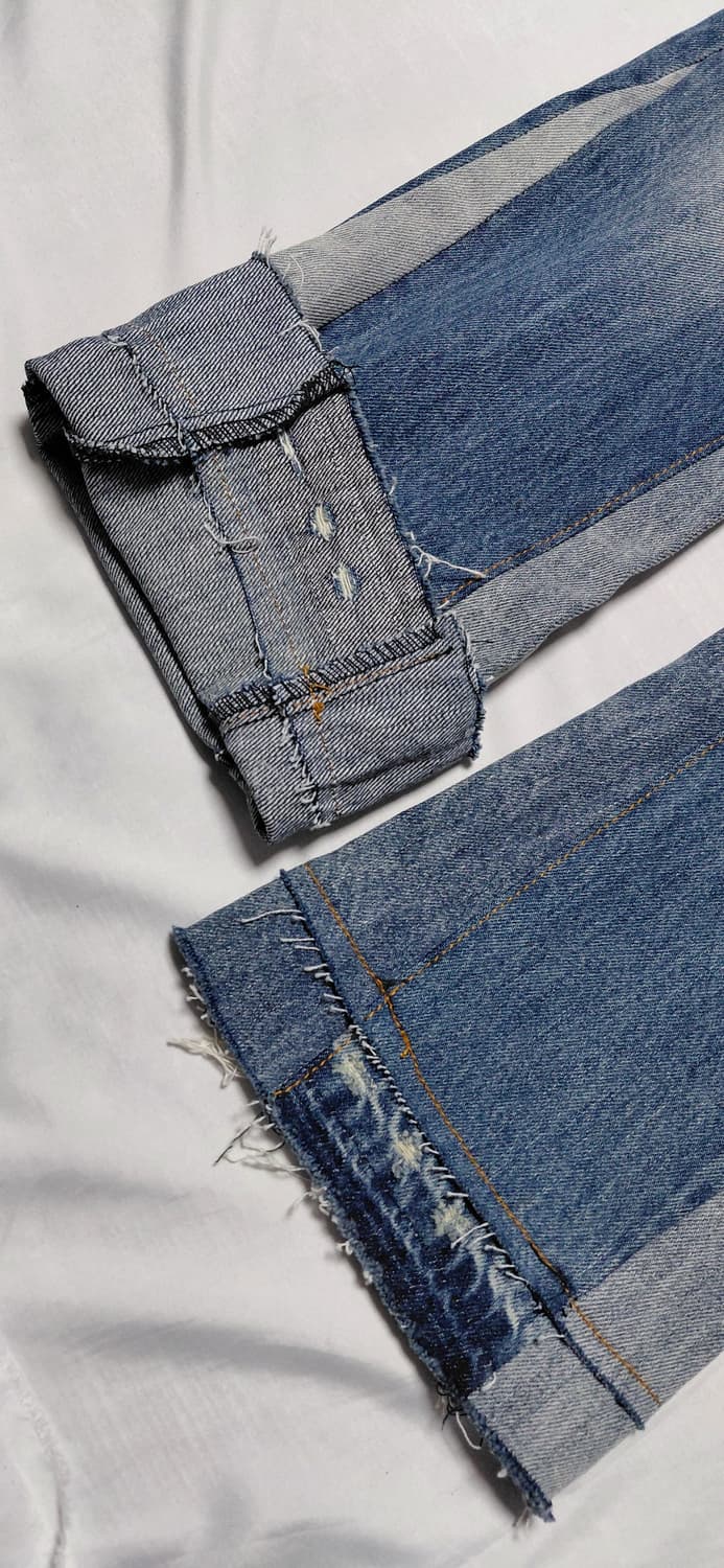 [size 30/새상품] mnml B119 Flare 데님 팬츠 상품이미지4