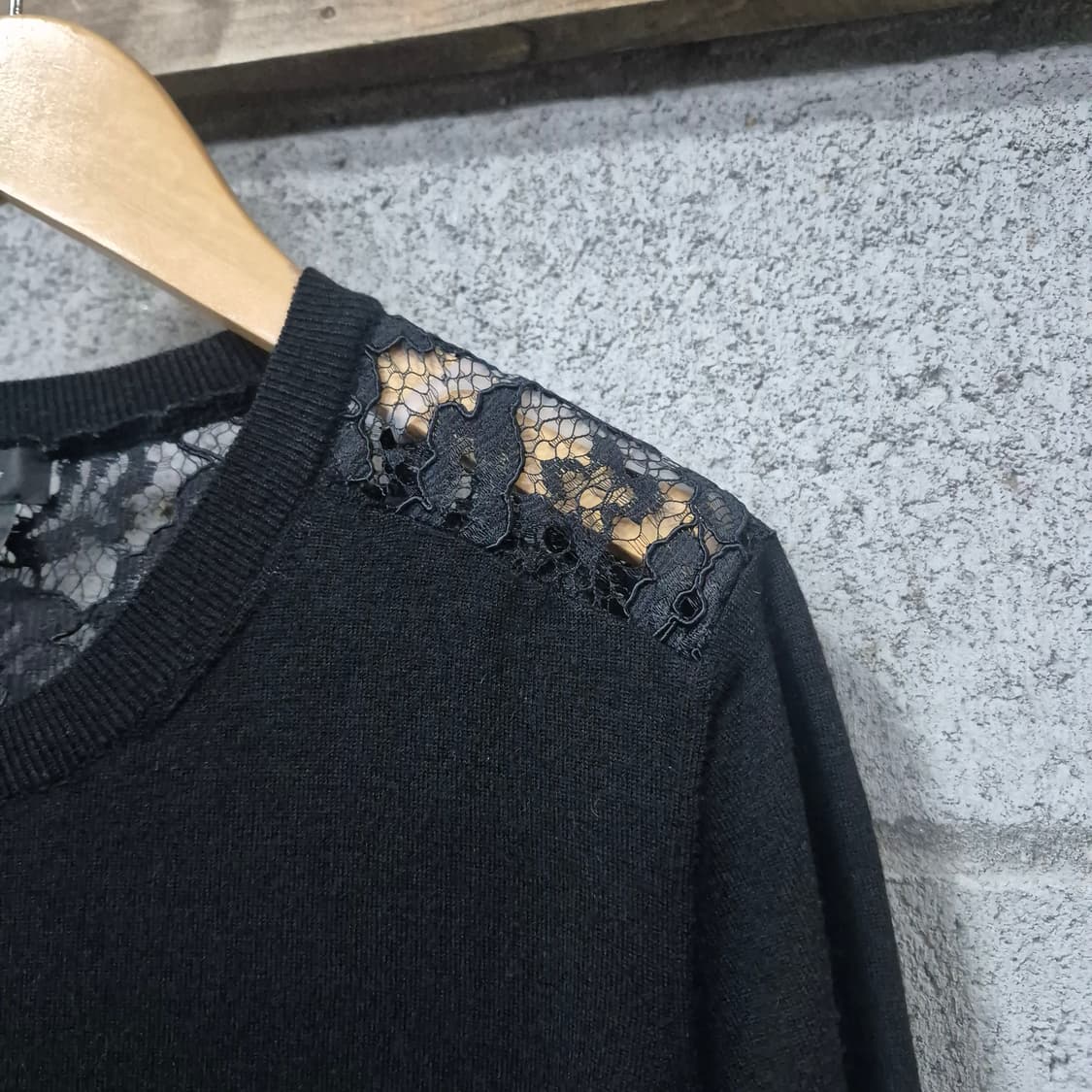 띠어리 레이스 니트티 상품이미지4