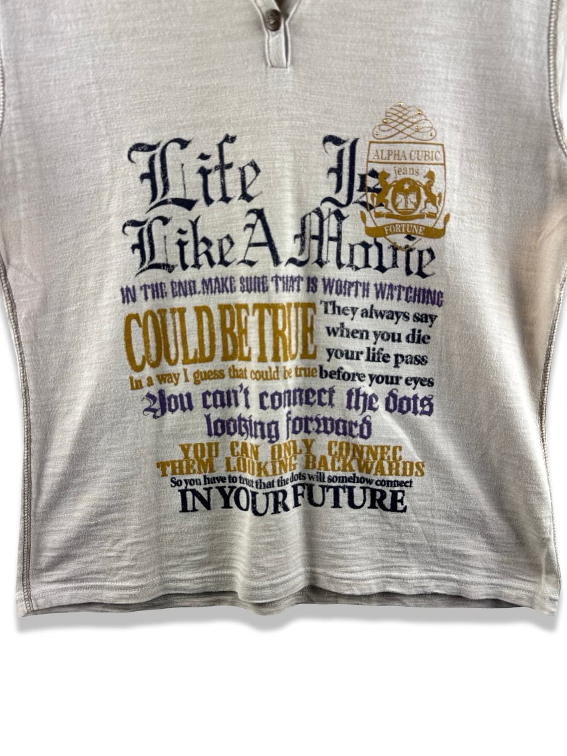 JPN Y2K 레터링 반팔티셔츠2874 상품이미지4