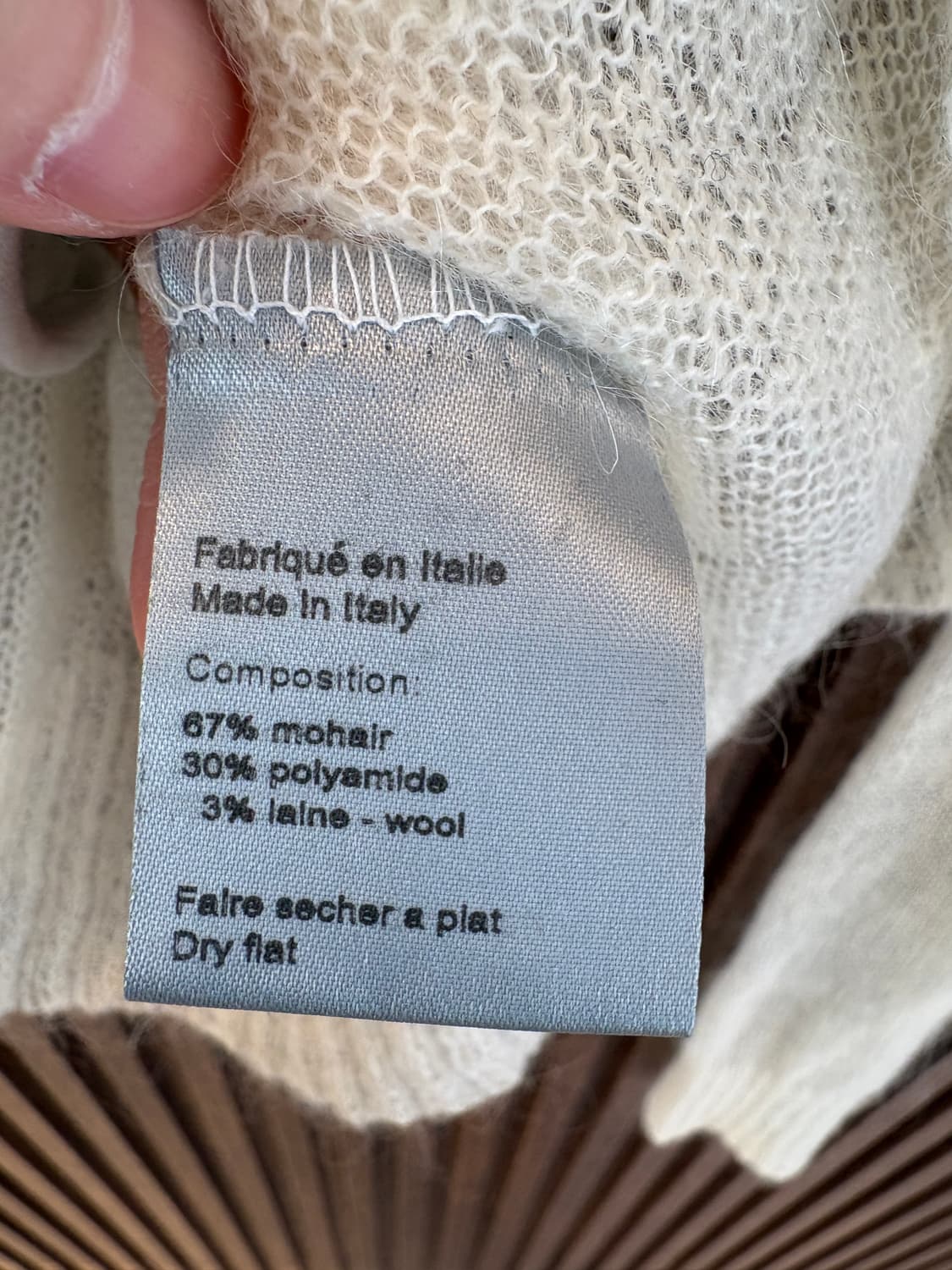 디올옴므 AW07 Navigate Mohair Sweater 상품이미지3