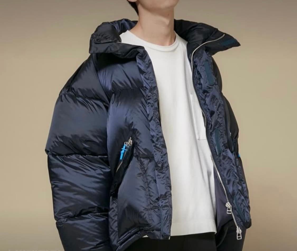 네임 NAME 네이비 다운패딩 상품이미지2