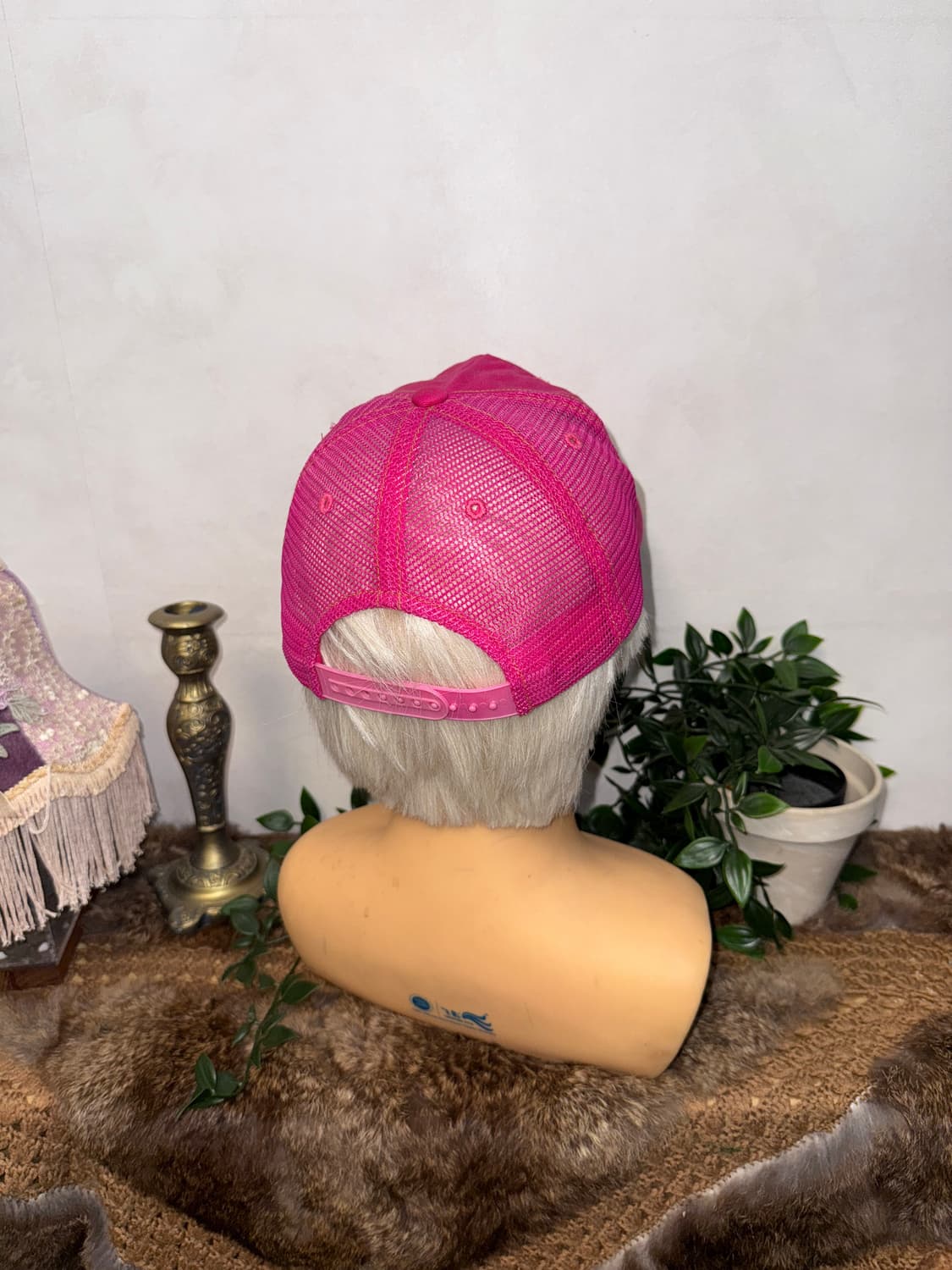 Von Dutch hot pink logo mesh ball cap  상품이미지2