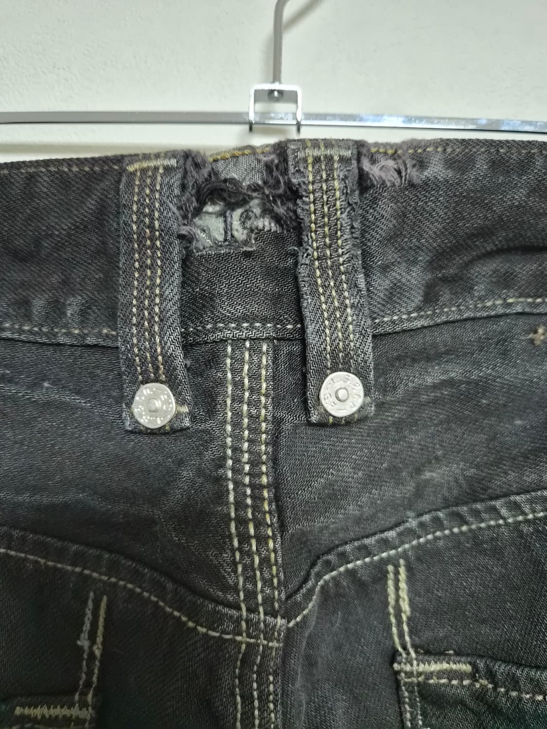 리바이스 스트레이트 블랙 데님 팬츠 30사이즈 P-116 상품이미지6