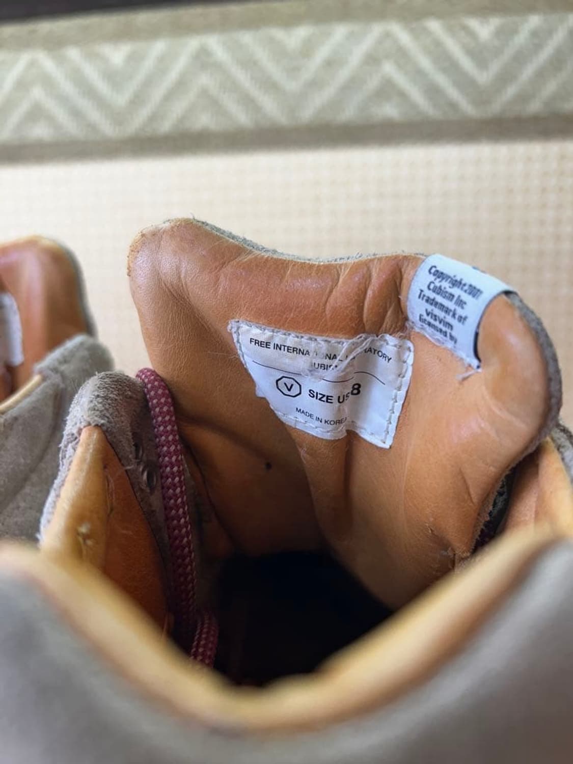 (us8) 비즈빔 visvim serra 하이킹 부츠 상품이미지6