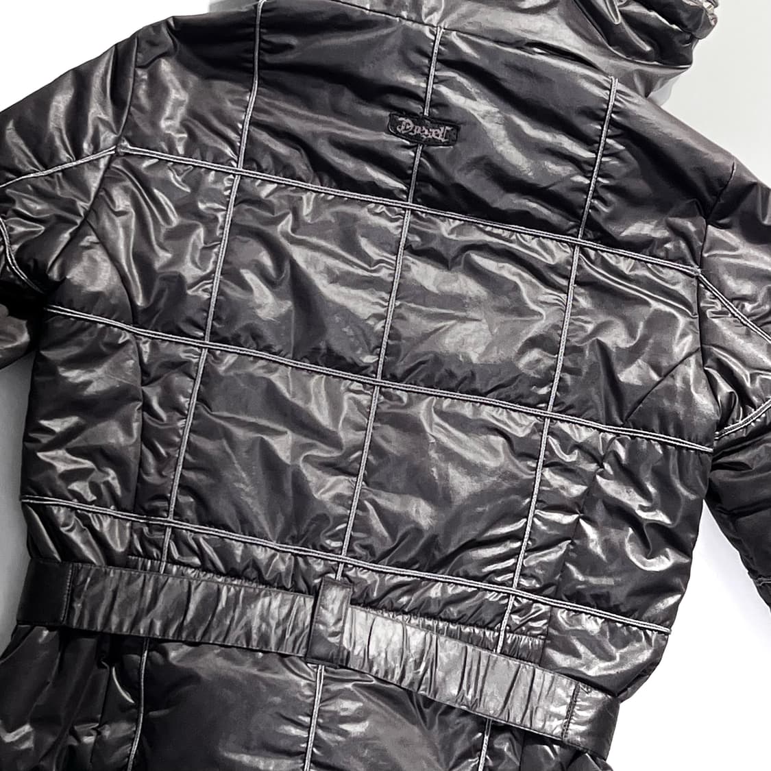 Diesel Asymmetric High Neck Zip Jacket 상품이미지7