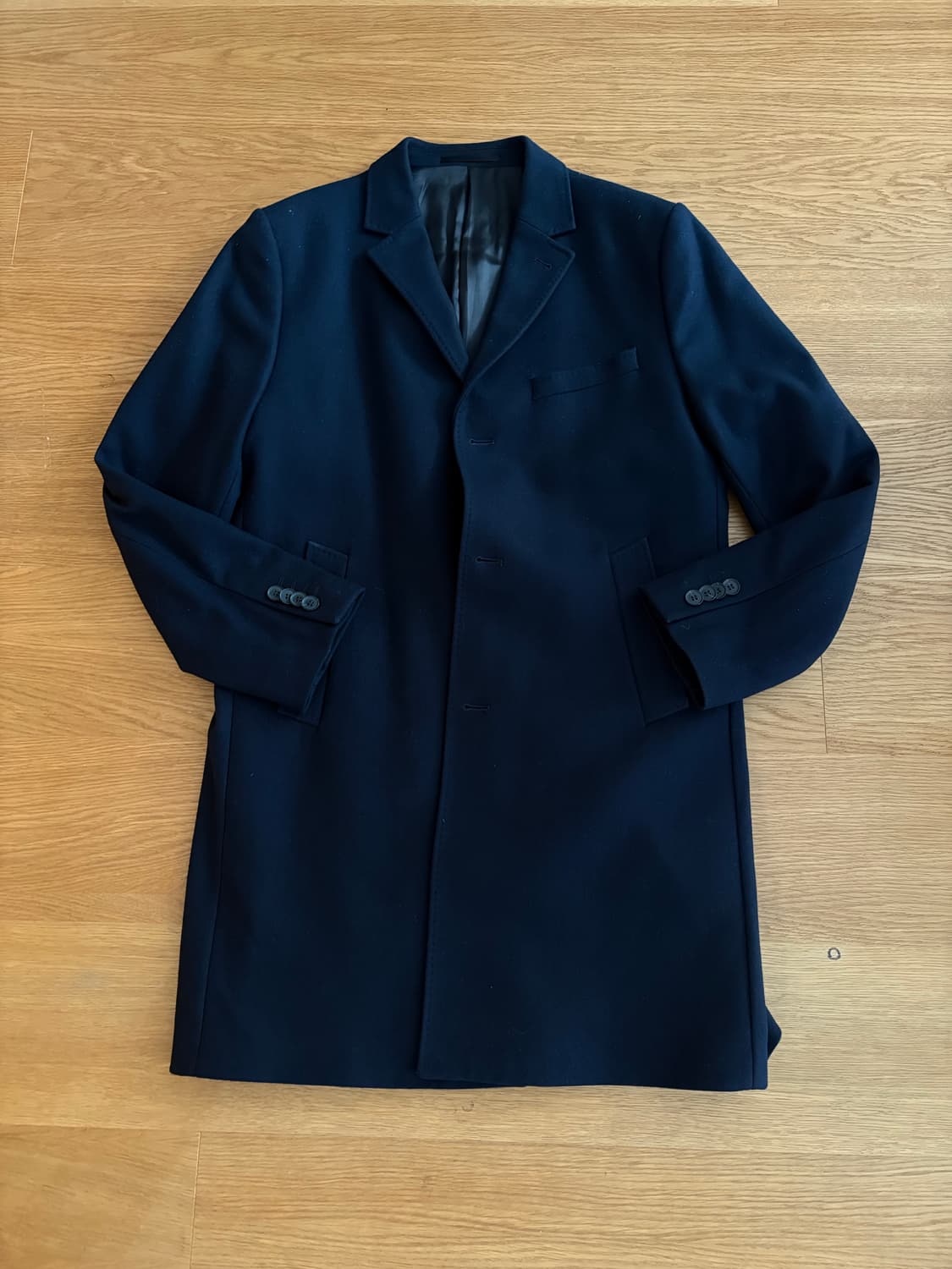 H&M coat navy 상품이미지1