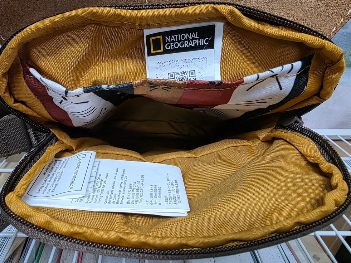 내셔널지오그래픽 스몰 슬링백 크로스백 캔버스백 BF31 상품이미지7