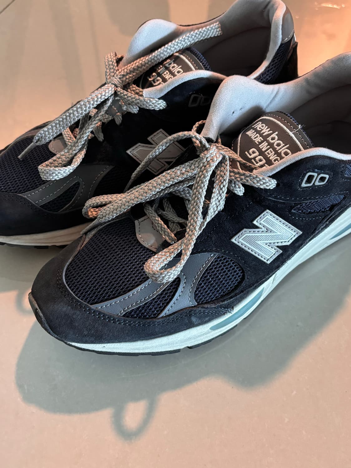 뉴발란스 991 V2 네이비 상태 좋음 상품이미지2