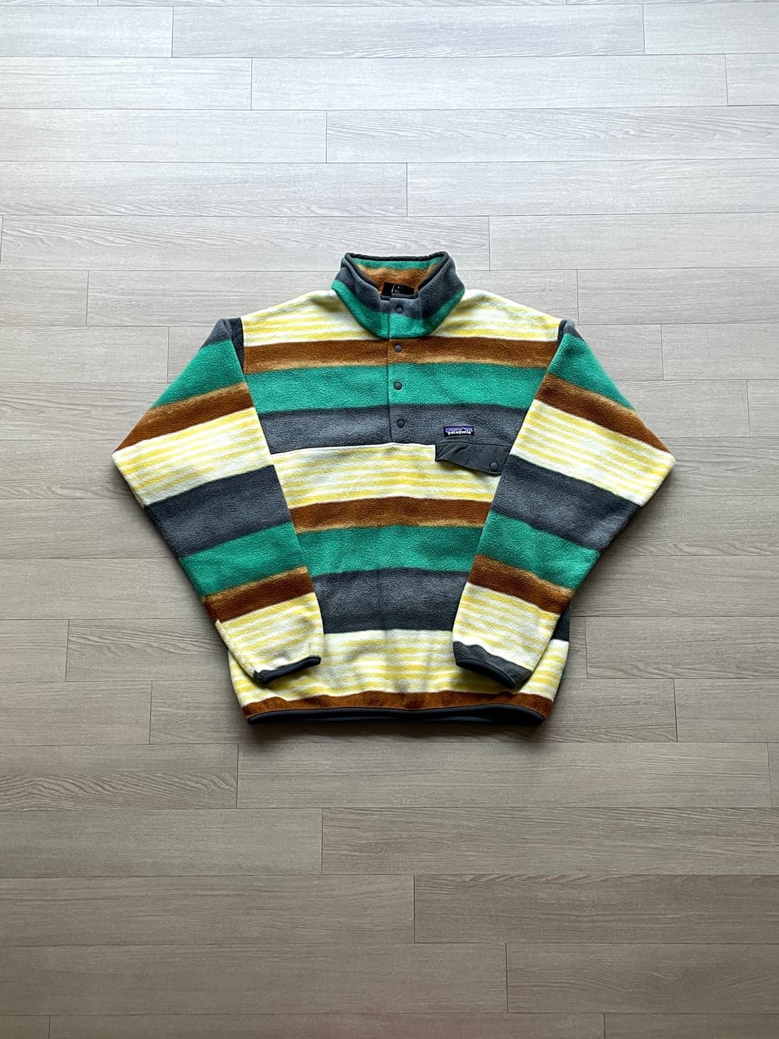 파타고니아 신칠라 스트라이프 패턴 플리스 자메이카 patagonia 상품이미지1