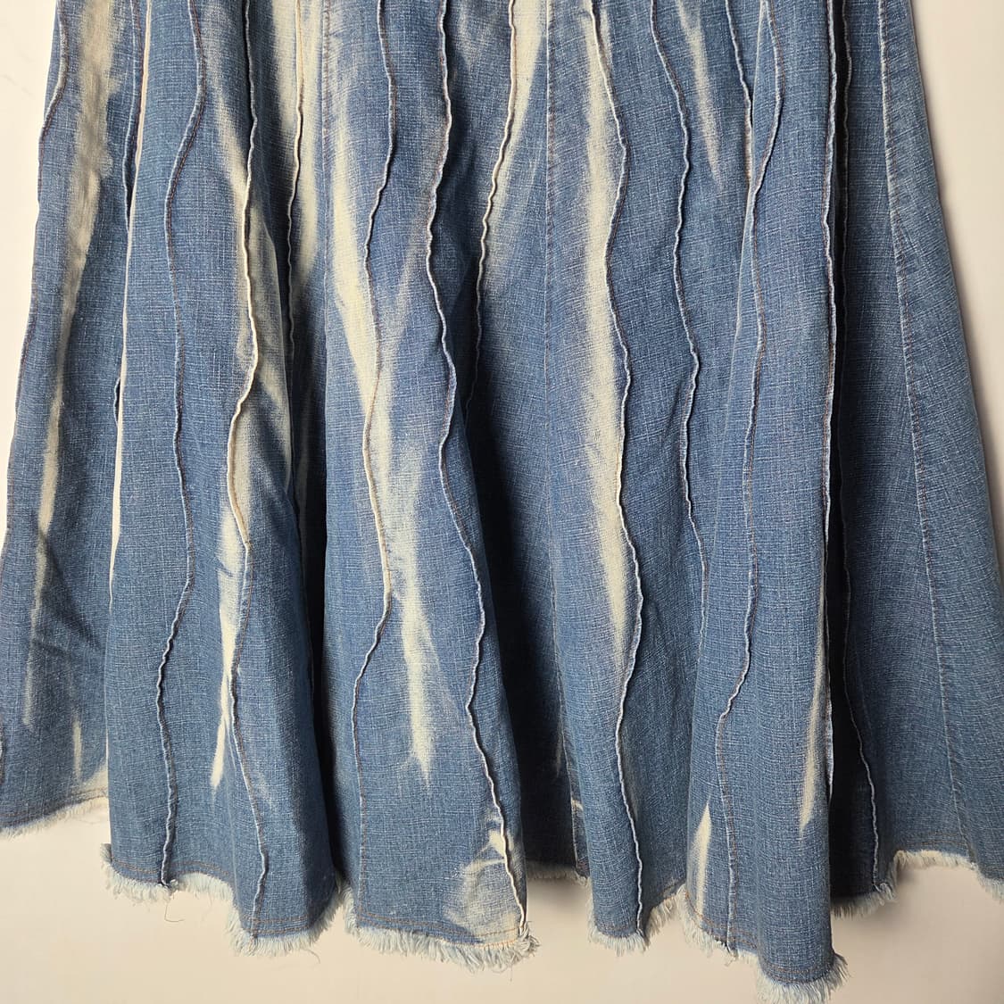 [JPN] 빈티지 오리엔탈 데님 롱스커트 상품이미지4