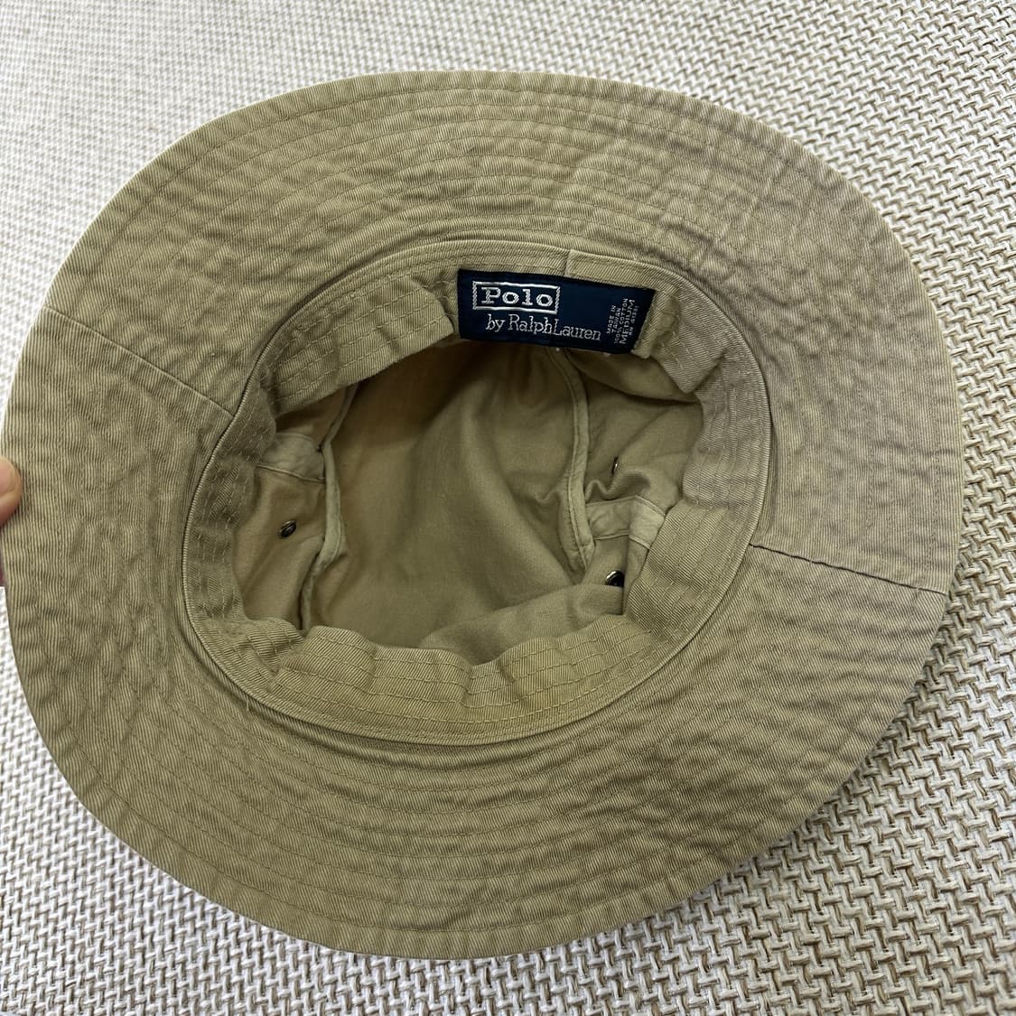 M 폴로랄프로렌 코튼 치노 버킷햇 0424D 상품이미지5