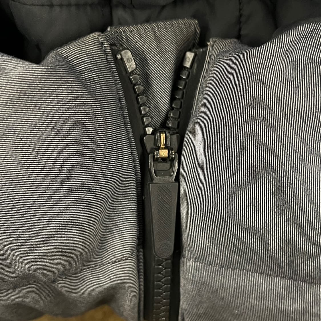 [정품/M] 노스페이스 스타일 회색 패딩 점퍼 b18 상품이미지7