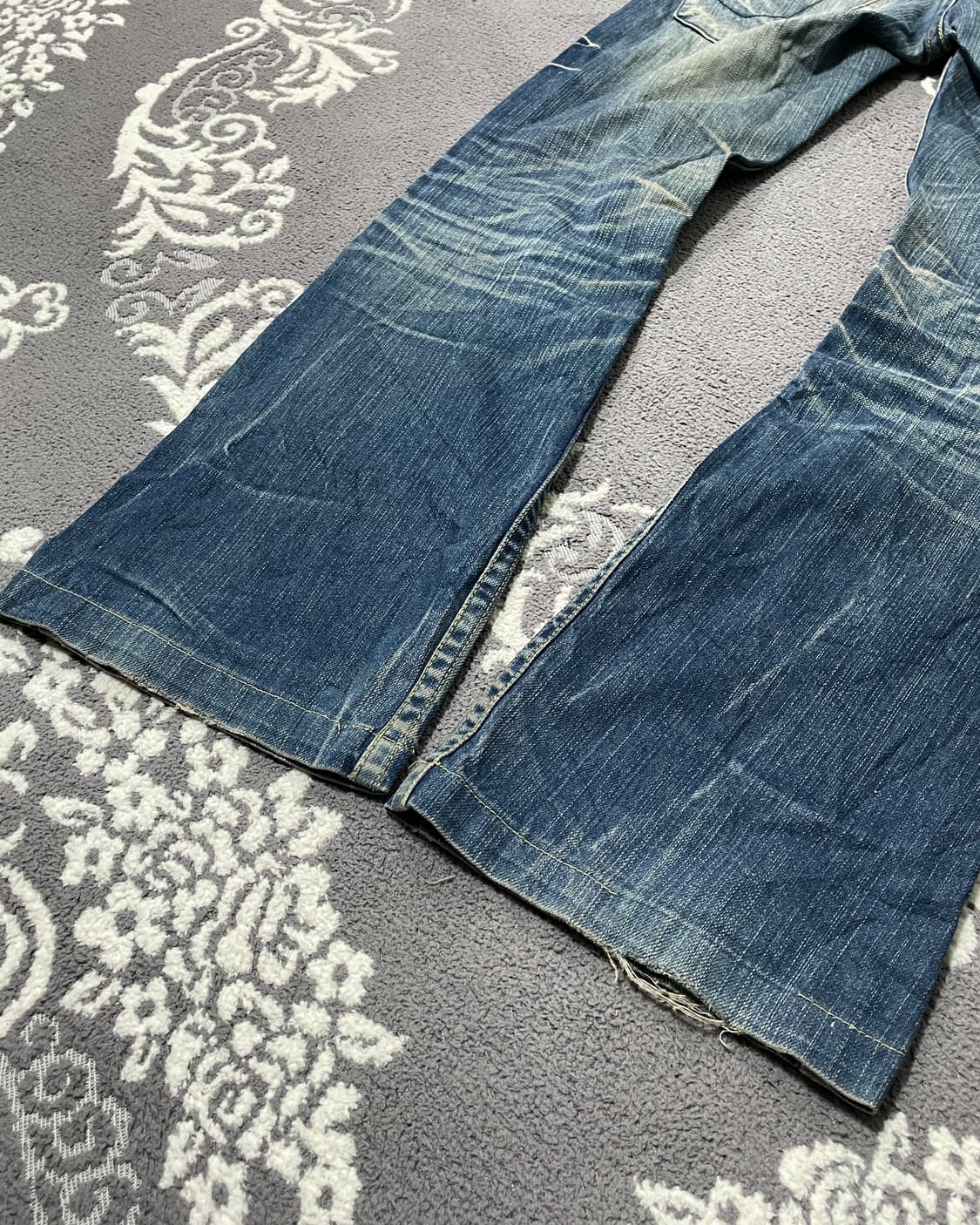 Red Pepper Double-pocket Flair Denim  상품이미지4