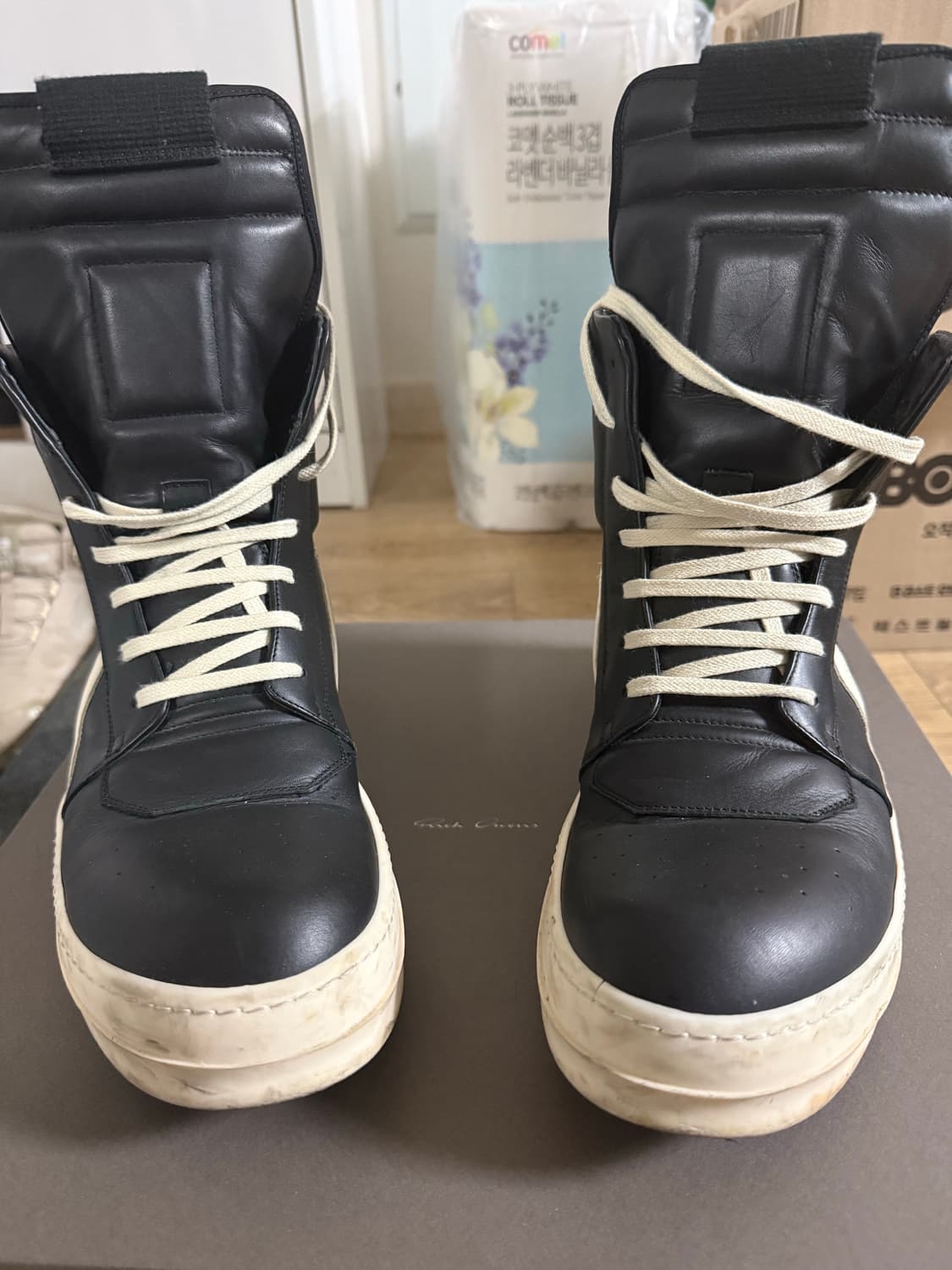 릭오웬스 지오바스켓 모노크롬 41.5 상품이미지2