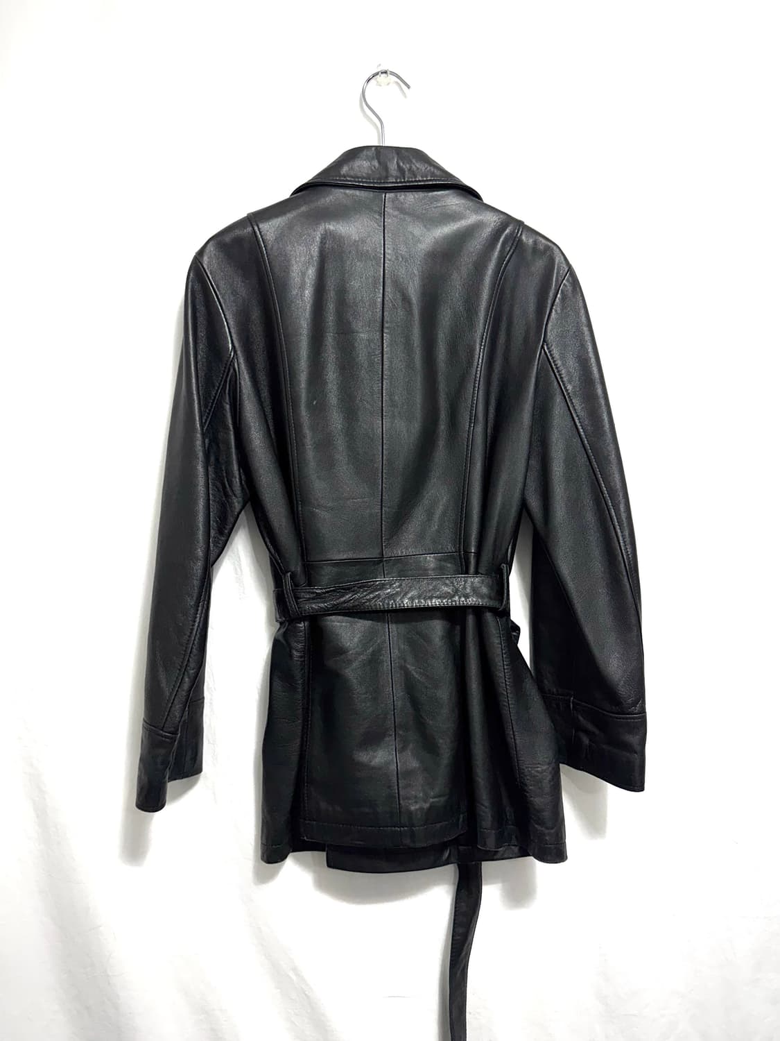 Lamb skin leather car coat 상품이미지3